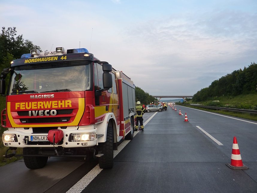 Unfall auf der Autobahn