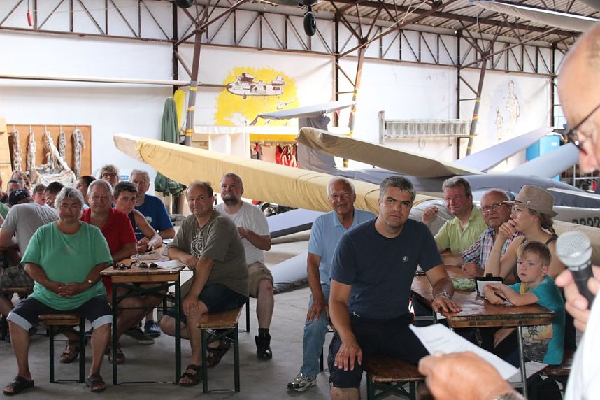 Segelflieger am Himmel Nordth&uuml;ringens