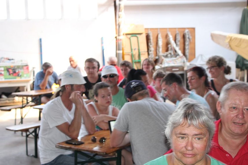 Segelflieger am Himmel Nordth&uuml;ringens