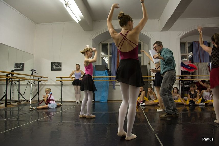 Beim Proben zugeschaut