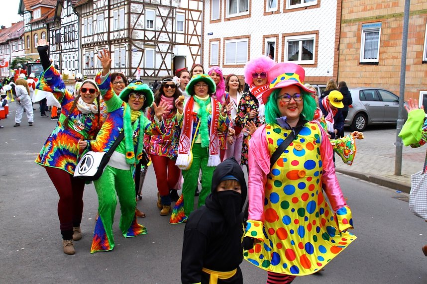 Stra&szlig;enumzug in Breitenworbis