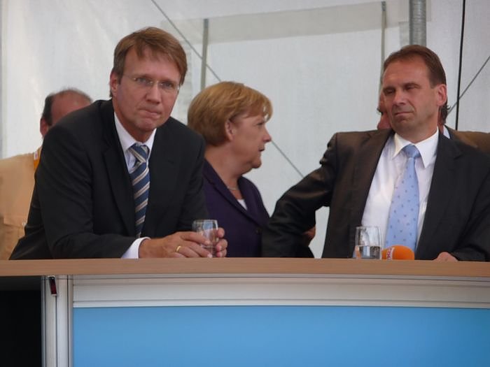 Besuch von Angela Merkel in Nordhausen