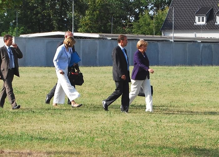 Besuch von Angela Merkel in Nordhausen