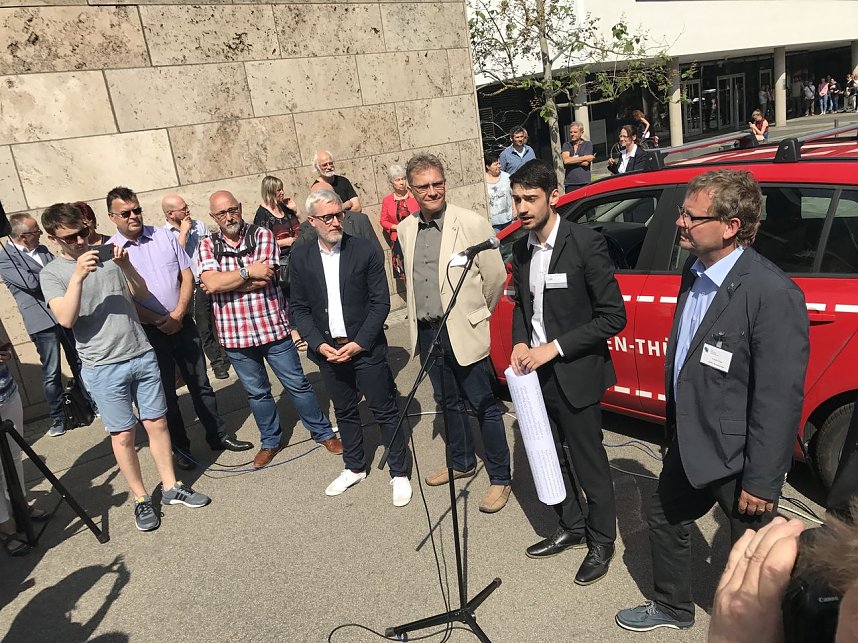 50 Demonstranten kamen aus dem Landkreis Nordhausen