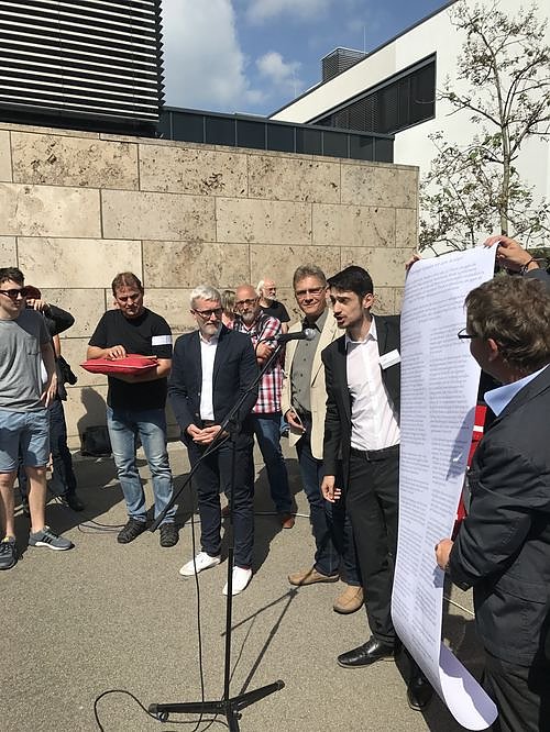 50 Demonstranten kamen aus dem Landkreis Nordhausen