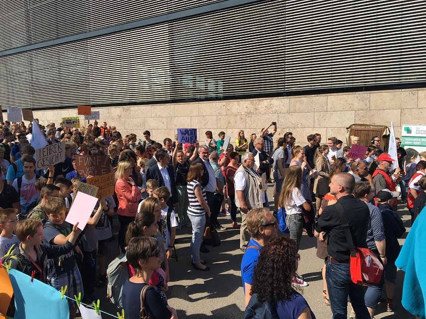 50 Demonstranten kamen aus dem Landkreis Nordhausen