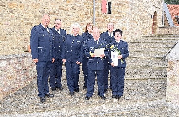 Bef&ouml;rderung bei der Nordth&uuml;ringer Polizei: PI Kyffh&auml;user