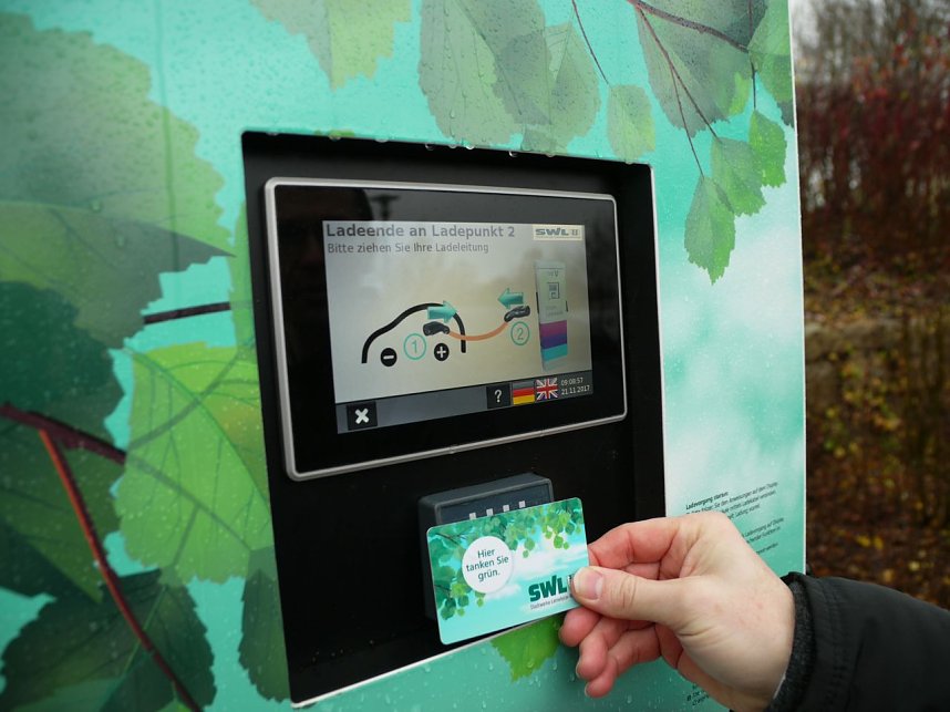 Lades&auml;ule in Betrieb genommen