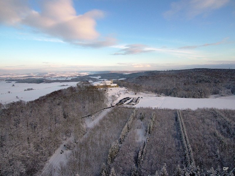 Winter bei Burg Scharfenstein