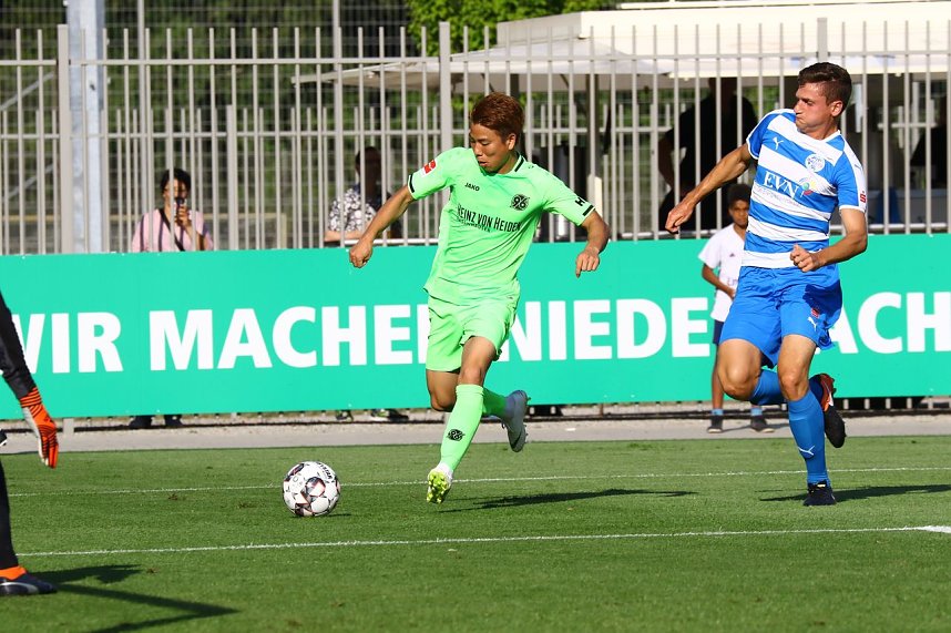 Wacker testete gegen Bundesligist in Hannover