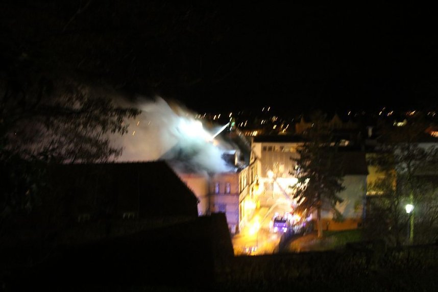 Gro&szlig;brand in Sondershausen