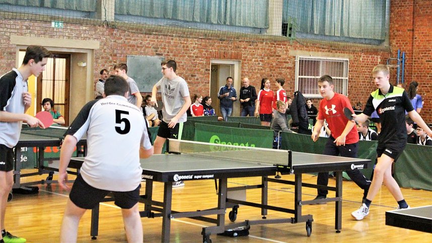 Hochklassiges Tischtennis beim Schulamtsfinale 