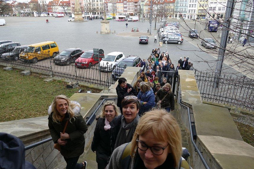 Mit 113 Frauen auf Erlebnistour in Erfurt