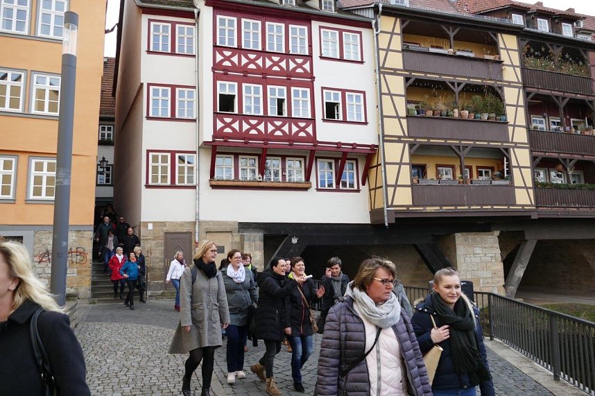 Mit 113 Frauen auf Erlebnistour in Erfurt