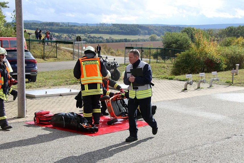 Gro&szlig;&uuml;bung im H&ouml;llbergtunnel