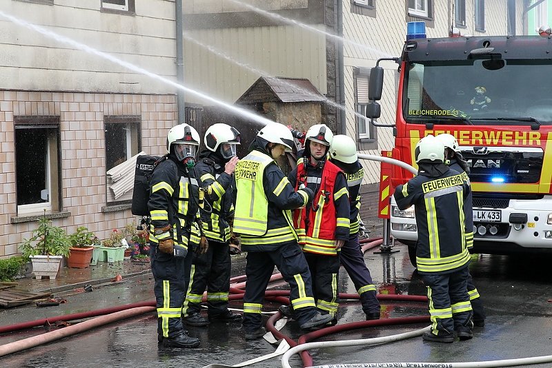 Wohnhausbrand in Buhla