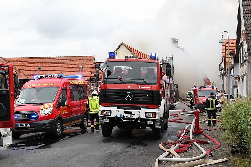 Wohnhausbrand in Buhla