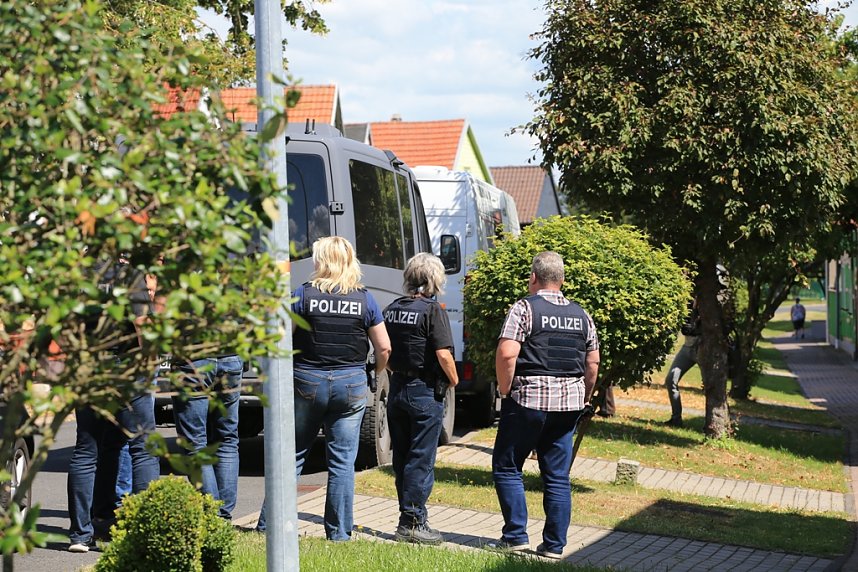 Polizeieinsatz in Kleinkeula