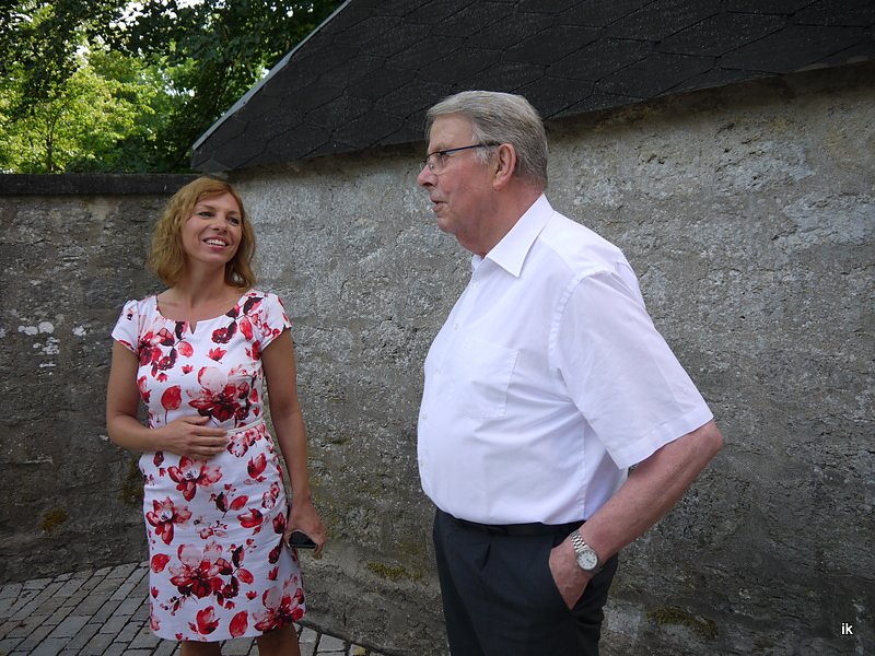 &Uuml;bergabe Zuwendungsbescheid auf dem Kerbschen Berg