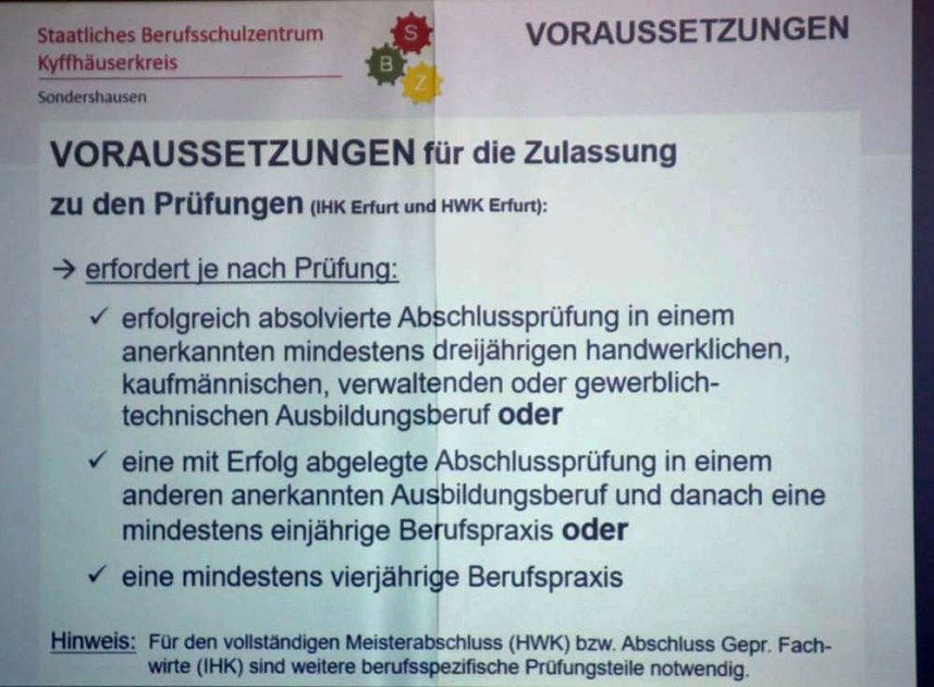 Auftaktveranstaltung f&uuml;r das Berufliche Gymnasium+