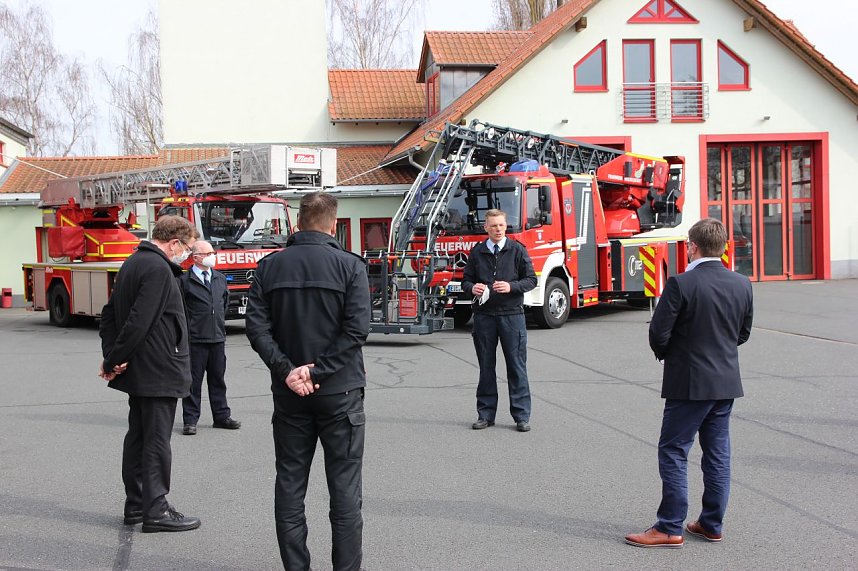 Neue Drehleiter f&uuml;r die Feuerwehr Heiligenstadt