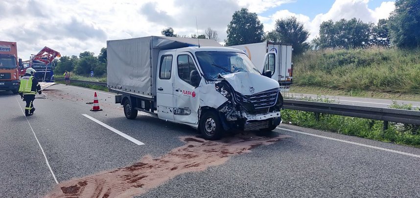 Schwerer Unfall auf der A38