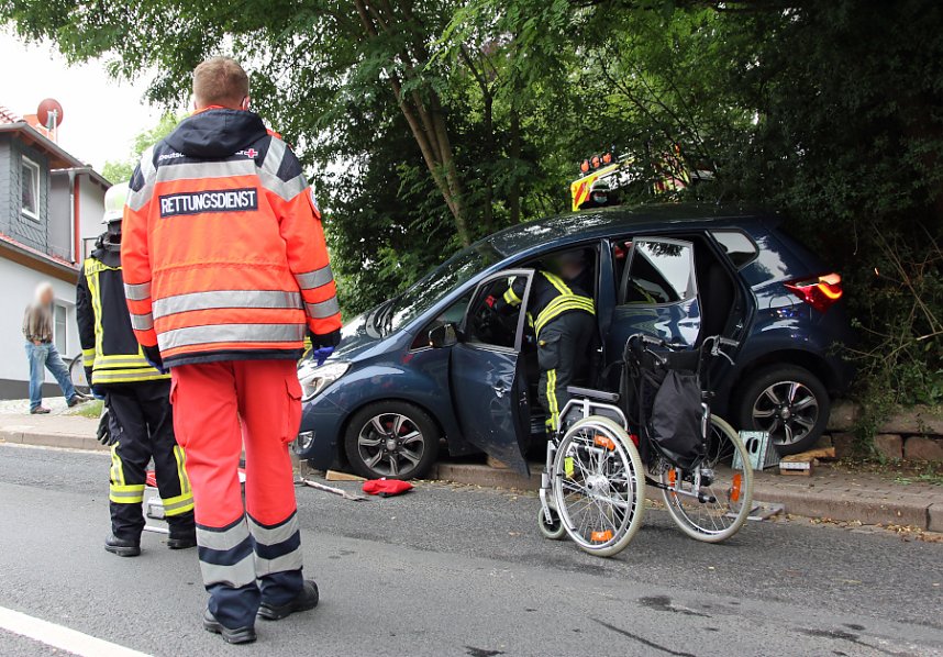Unfallstelle im Stadtgebiet 