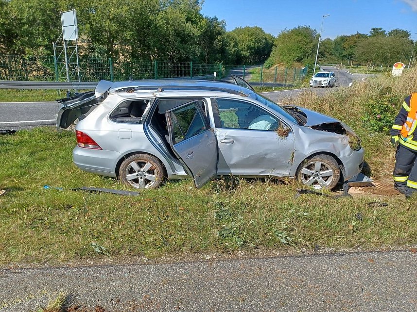 Unfall auf der A38