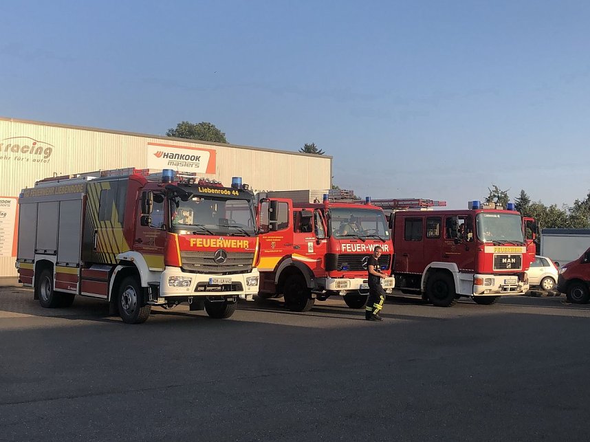 Gro&szlig;einsatz bei Mackenrode nach vermeintlichen Flugunfall