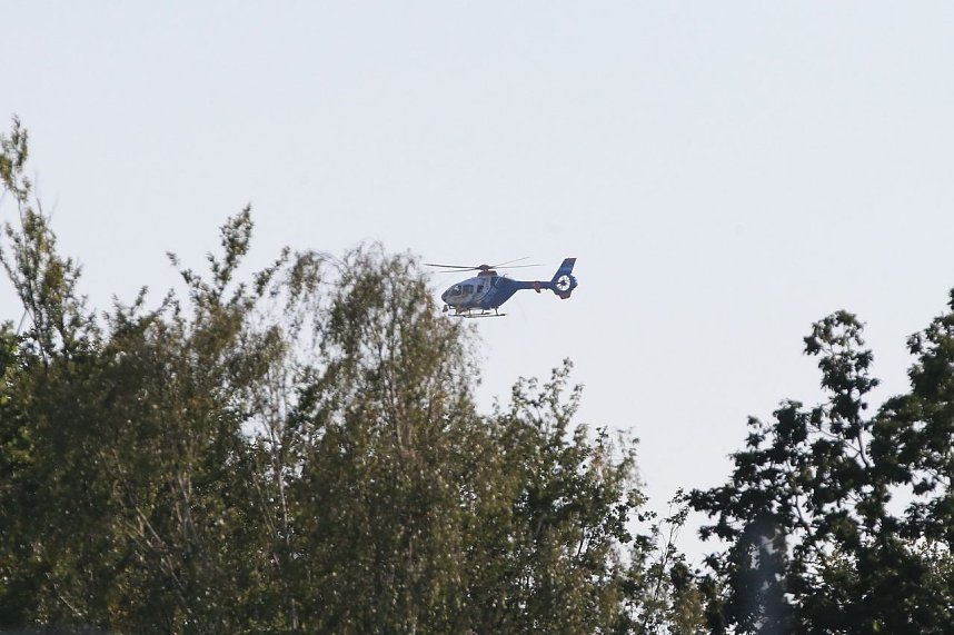 Gro&szlig;einsatz bei Mackenrode nach vermeintlichen Flugunfall
