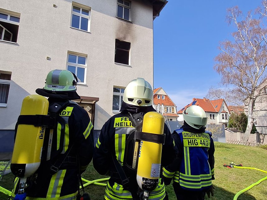 Brand in der Schillerstra&szlig;e