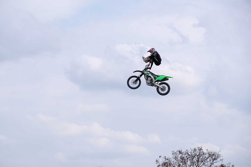 Peter Blei unterwegs auf der Erfurter Automobilmesse