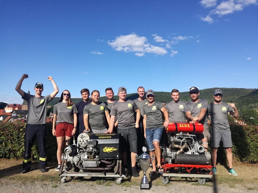 Freude bei der Feuerwehrmannschaft Ershausen