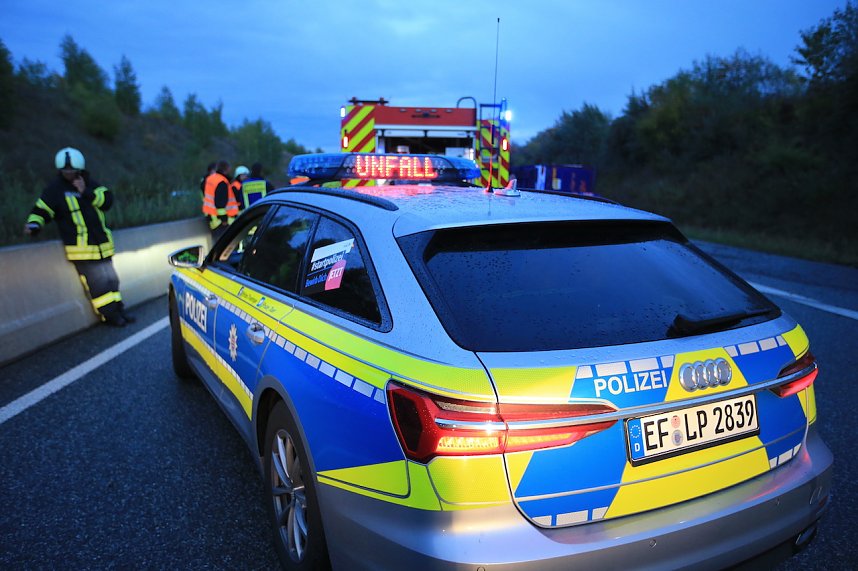KKW kippt auf der A38 um