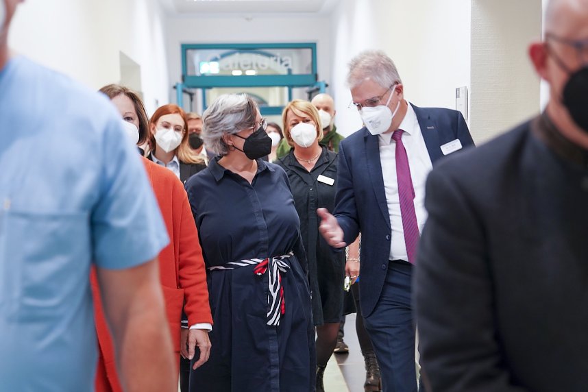 Er&ouml;ffnung der digitalisierten Notfallambulanz