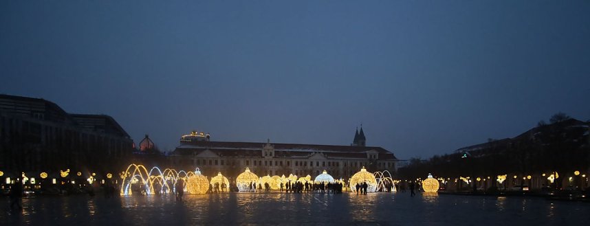 Peter Blei unterwegs in Magdeburg