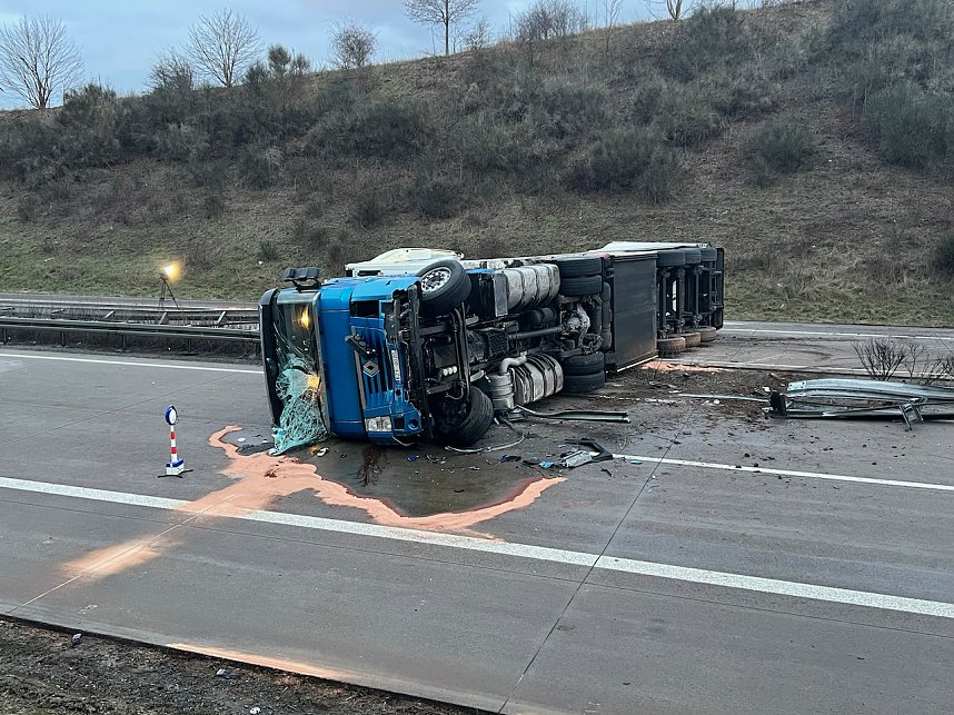 Unfall auf der A38
