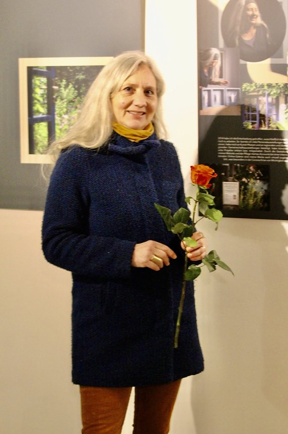 Kreative Frauen aus Th&uuml;ringen bei der Vernissage im Langensalzaer Rathaus