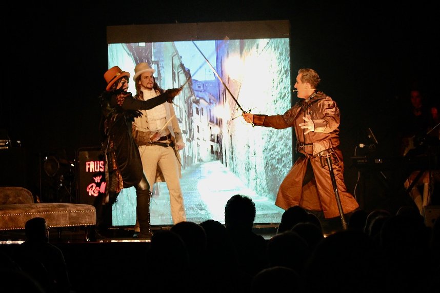 Rockthater "Faust n Roll" nach Goethe im Stocksen in Sondershausen