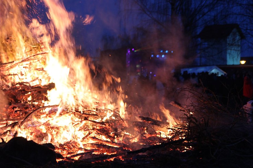 Osterfeuer in Heiligenstadt
