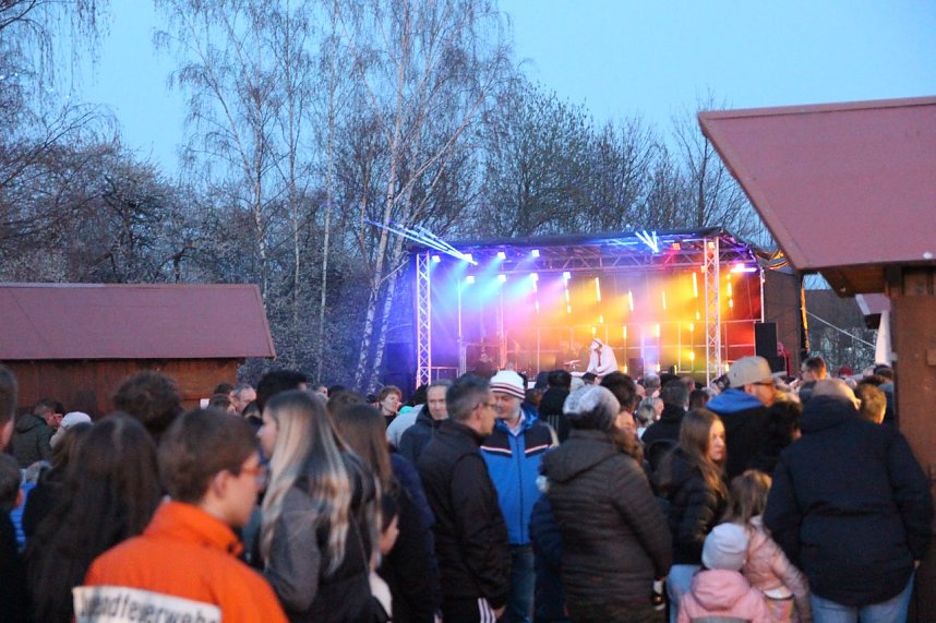 Osterfeuer in Heiligenstadt