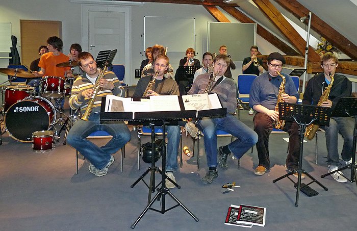 Landesjugendbigband probt