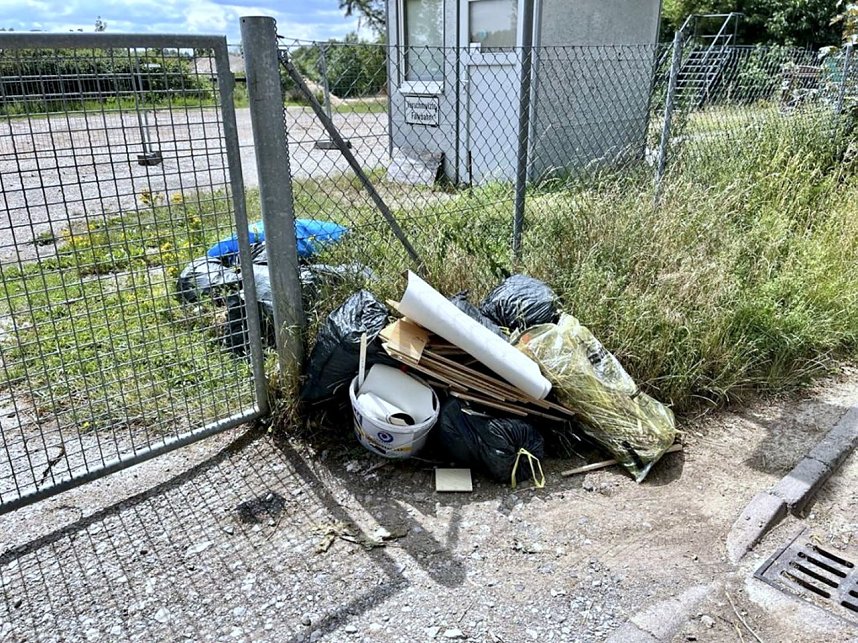 Illegale M&uuml;llentsorgung in Worbis