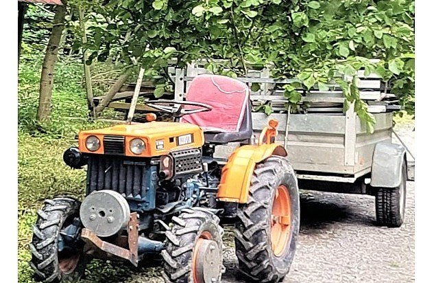Bild des gestohlenen Traktors