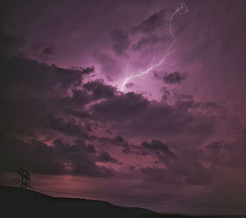 Unwetter letzte Nacht