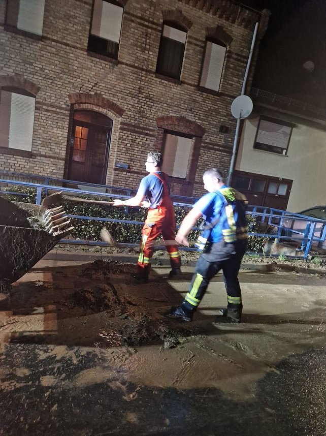 Sch&auml;den der Unwetter gestern und heute Morgen