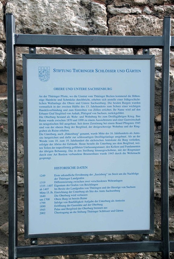 Peter Blei unterwegs auf der Sachsenburg