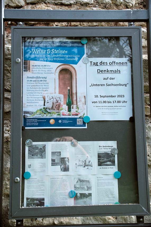 Peter Blei unterwegs auf der Sachsenburg