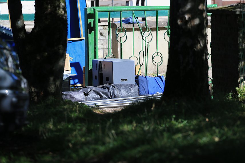 Polizeieinsatz am Hufhaus