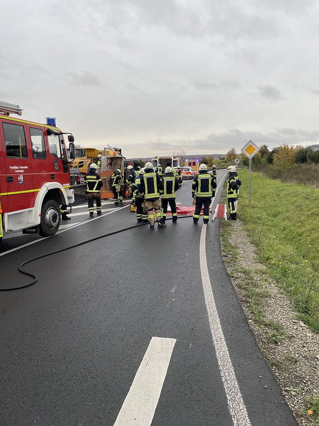 Unfall auf dem Autobahnzubringer